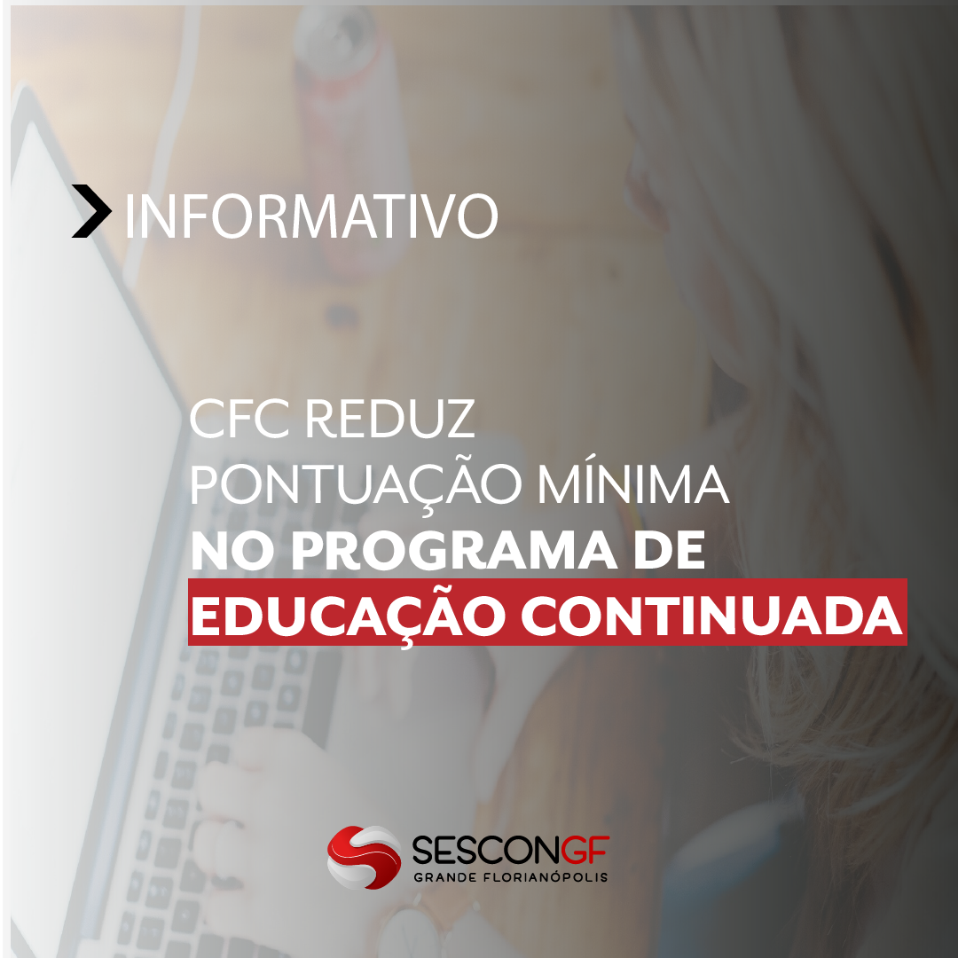 Programa De Educa O Profissional Continuada Cfc Reduz Para Pontos