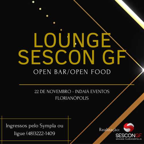 Lounge SESCON GF reunirá o setor empresarial da Grande
