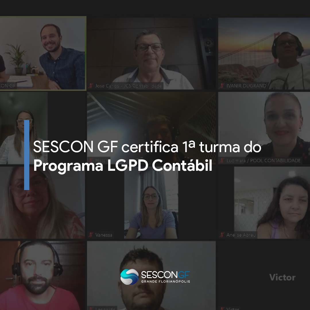 SESCON GF certifica 1ª turma do Programa LGPD Contábil