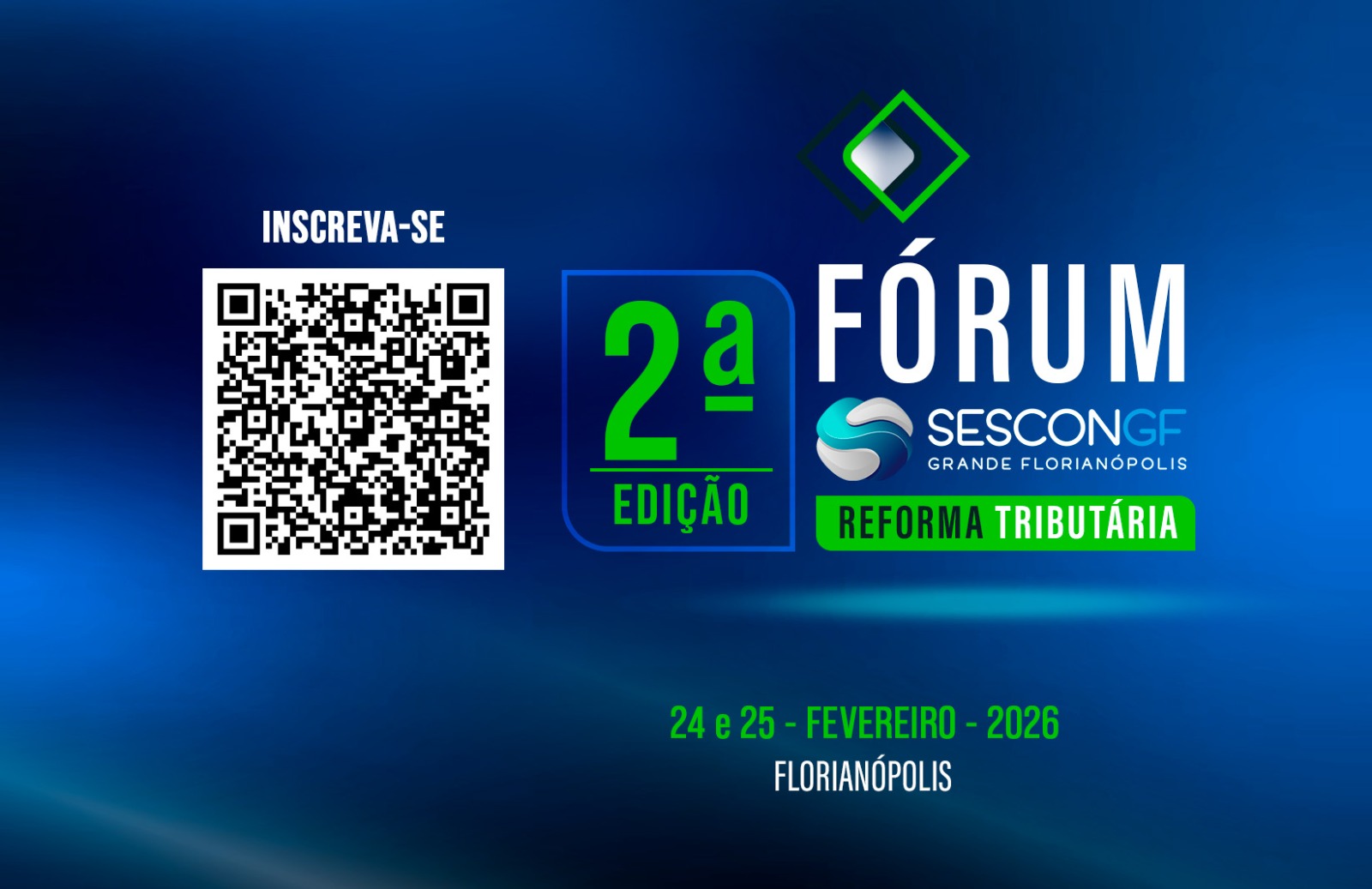 SESCON Grande Florianópolis anuncia a 2ª edição do Fórum da Reforma Tributária após o sucesso absoluto da primeira edição