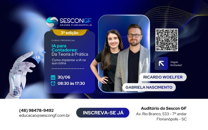 3ª turma do curso “IA para Contadores: da teoria à prática”